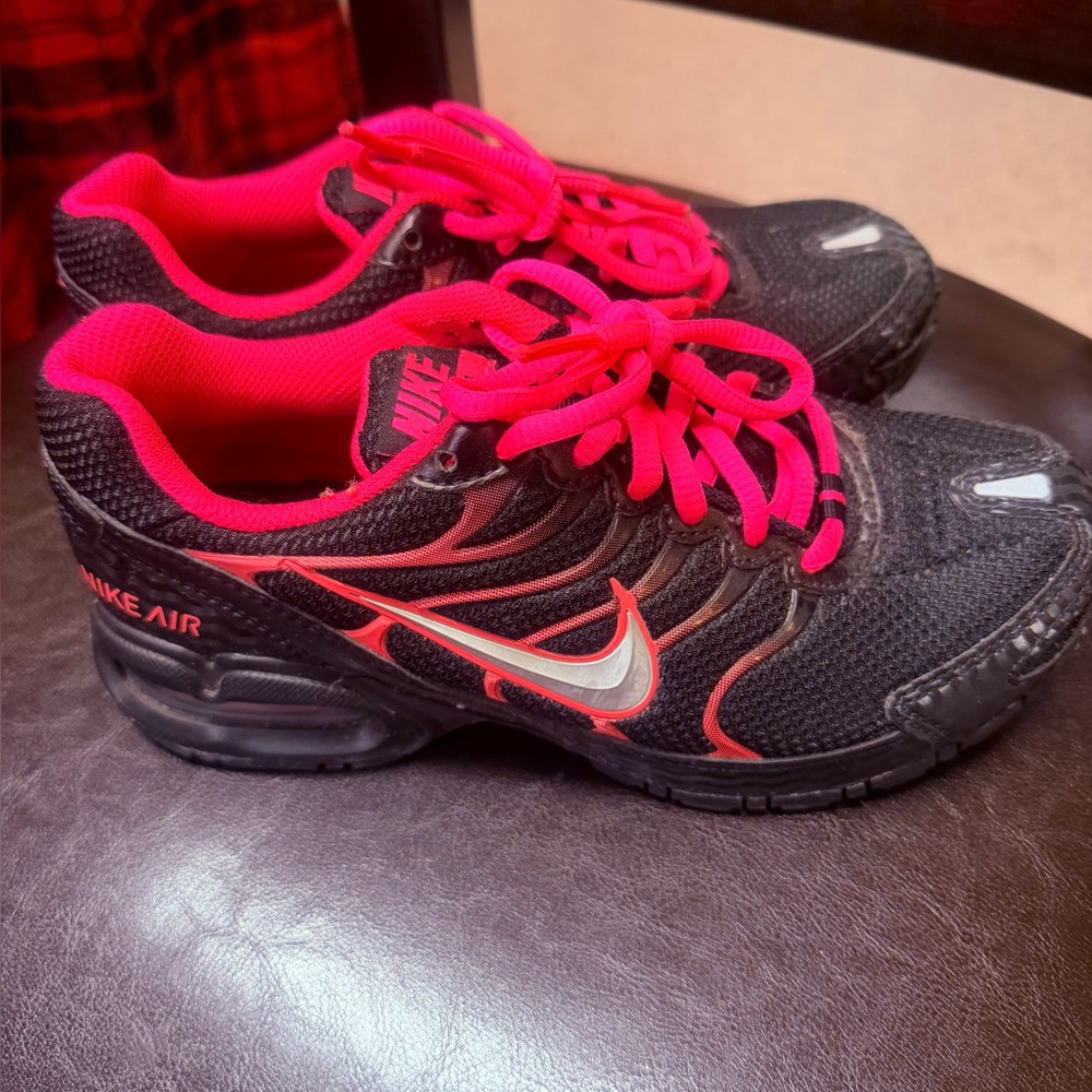 Nike Black and Pink Athletic Shoes